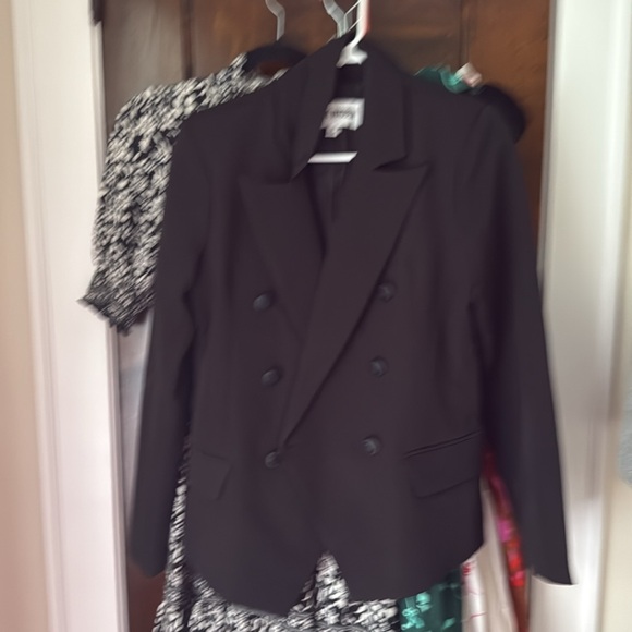 Steve Madden Apparel womens Naomi Casual Blazer, Black, Small US - Picture 7 of 8